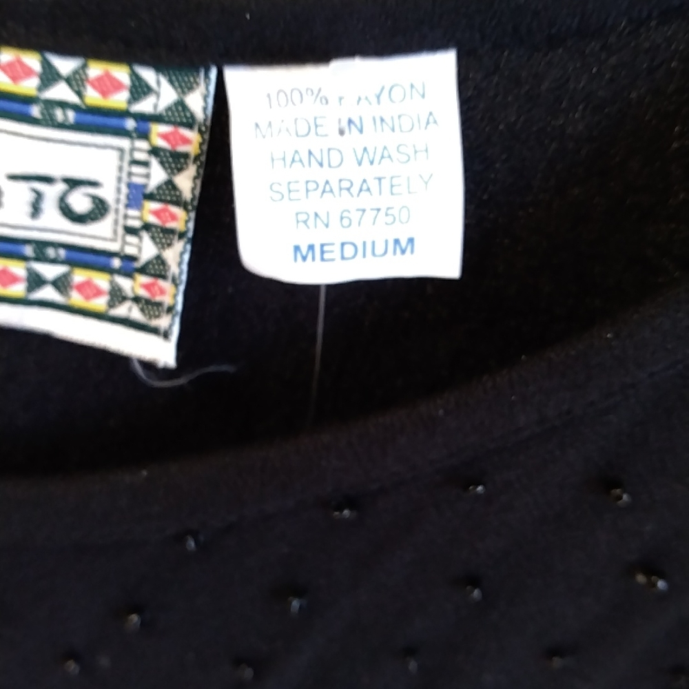Mosato dress with elephants. Made in India  Size Medium. With tags.
